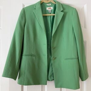 Talbots Mint Green Stretch Blazer